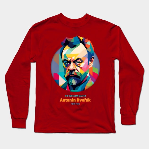 Antonin Dvorak WPAP Long Sleeve T-Shirt by BAJAJU